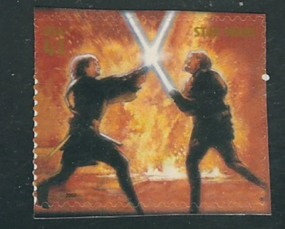 Scott #4143D...41 Cent...Star Wars/Obi-Wan Kenobi...2 Stamps - Image 1 of 2