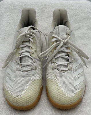 Adidas Womens Sz (9) White Volleyball Lightweight Sneakers BD7096 Very Good - Image 1 of 4