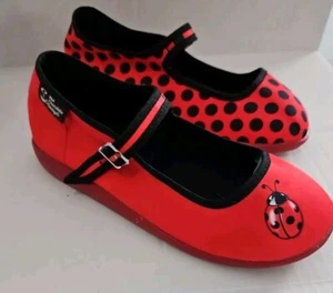 Vintage 2004 Hot Chocolate Design Mini Chocolatica's Ladybug Shoes Size EU 32 - Picture 1 of 9