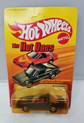 Vintage 1983 Hot Wheels The Hot Ones New Model 80's Firebird #3918 On Card - Image 1 of 3