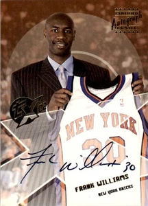 2002 Topps Xpectations Autograph #XA-FW Frank Williams Auto New York Knicks - Picture 1 of 2