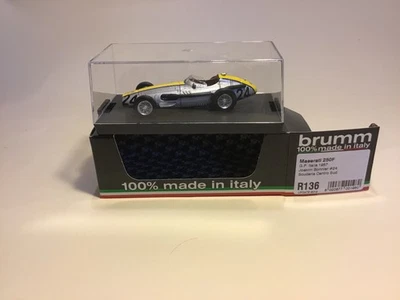 BRUMM Maserati 250F GP d’Italia 1957 driver Joakim Bonnier, Scuderia Centro Sud, - Immagine 1 di 2