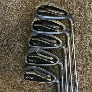Ping G25 Iron Set 6-PW Steel Stiff RH White Dot CFS shafts golf pride grip - Picture 1 of 5