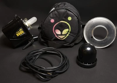 Paul C Buff Alien Bees B800 Deep Space Black Travel Complete kit, FREE SHIP! - Image 1 of 4