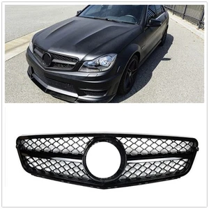 Car Front Grille Grill For Mercedes Benz W204 2008-2014 2009 C280 C230 C300 C350 - Picture 1 of 3