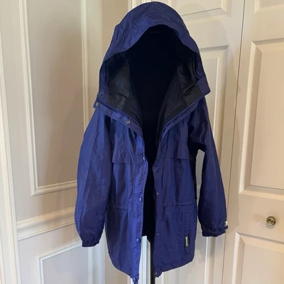 Vintage 90’s Helly Hansen Utility Windbreaker Rain Jacket Parka M Hiking Coat - Image 1 of 4