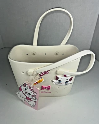 Disney Marie Aristocats Estilo Bogg Eva Bolso de Mano Impermeable Cocodrilo Dije Bolso de Playa Foto 1 de 4