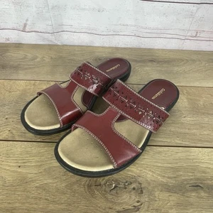 Croft & Barrow Casey red sandals Sz 9 Casual - Picture 1 of 7