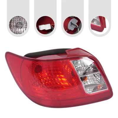 Left Side Rear Tail Lights Tail Light For 2006-2011 Kia Rio Halogen Tail Lamp - Image 1 of 4