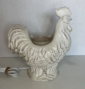 Scentsy Chantecler Wachswärmer weiß Hahn Huhn French Country 2012 Retired - Bild 1 von 7