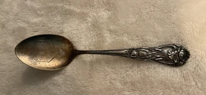 Antique Sterling Silver Souvenir Spoon of the Lighthouse, Saugatuck, Mich 5.75" - Picture 1 of 5