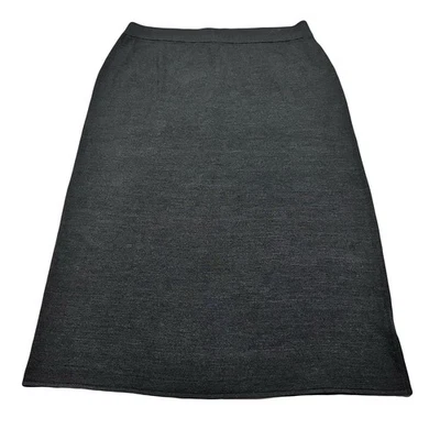 Eileen Fisher Midi Maxi Skirt Sweater Knit Stretch Gray XL 1X ? SEE MEASUREMENTS - Image 1 of 4