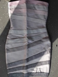 Celeb Boutique Multi Colour Bandage Dress - size 10 12 Bnib - Picture 1 of 6