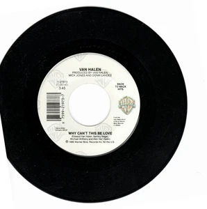 VAN HALEN Why Can't This Be Love/Love Walks In 45 7" POP ROCK Record Vinyl 1986 - Picture 1 of 2