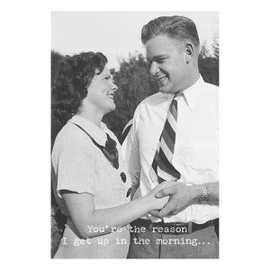 I Have To Pee | Humor Black & White Greeting Card | Trash Talk by Annie - Picture 1 of 2