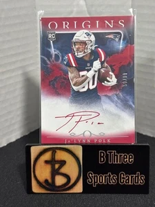JA'LYNN POLK 2024 Origins #RAU-JP0 Auto /99 Color Match RC Auto Patriots A0912 - Picture 1 of 4
