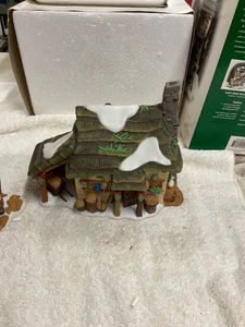 Vtg McShane Cottage - Dept 56 Dickens Village Series - 56.58444  - 2 Piece Set - Picture 1 of 12