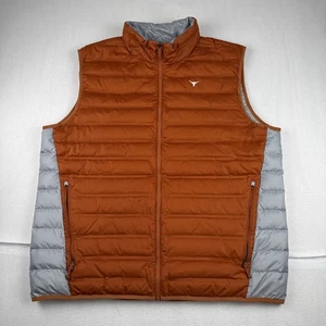 Texas Longhorns Columbia orange grau wendbare gefütterte Weste 2XL Taschen durchgehender Reißverschluss - Bild 1 von 10