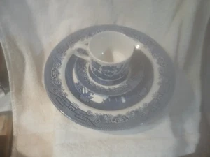 Platillo taza plato comedor azul sauce nuevo en caja - Imagen 1 de 4