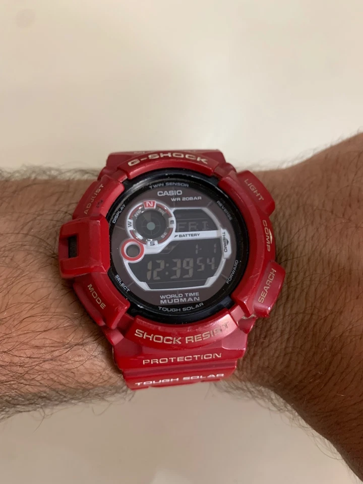 Casio G-SHOCK mudmaster G-9300-RD edición especial muy raro  Foto 1 de 4