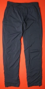 Vtg Lululemon Lined Studio Cinch-Hem Pants Navy-Blue Pinstripe Mens L 34 x 34 - Picture 1 of 10