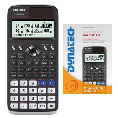 CASIO EUROPE GMBH Casio FX-991 DE X ClassWiz Schulrechner und Im Fokus II: Das Buch zum R