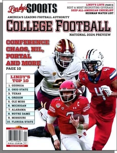 Lindy's Sports College Football National 2024 Preview - New Book! 264 Pages! - Picture 1 of 2