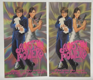 Tarjeta promocional de papel de aluminio grande de Austin Powers International Man of Mystery que obtienes 2 - Imagen 1 de 10