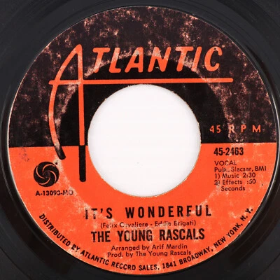 The Young Rascals – It's Wonderful / Of Course -45 rpm 7" Single Monarch 45-2463 - Image 1 of 4