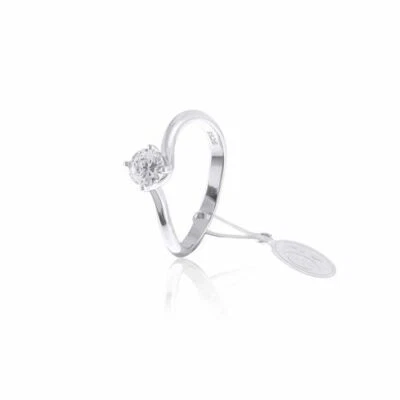 UNOAERRE Anello Solitario in Argento per Donna da Ragazza Idea Regalo - Immagine 1 di 3