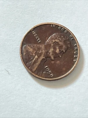 1959 D Lincoln penny error “L”   On Liberty on Rim - Rare US Coin Errors - Image 1 of 4
