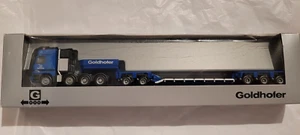 Herpa Mercedes Actros + Goldhofer Schwerlast Tieflader Goldhofer Edition 1:87 - Bild 1 von 1