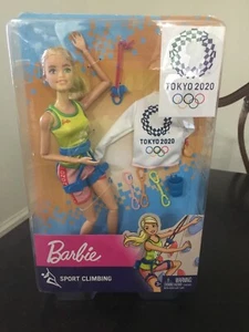 Barbie Cancelled Tokyo 2020 Olympic Sport Climbing You Can Be Anything Doll New - Picture 1 of 11