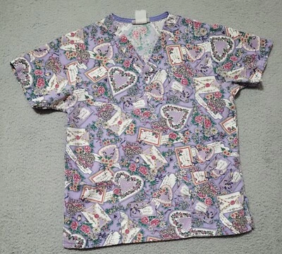 WS Fundamentals 薰衣草短袖磨砂上衣中号 — 第 1/4 张图片