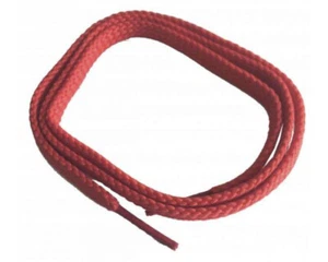 Cordones finos planos rojos - mejores cordones de golf, cordones converse, cordones jordan - Imagen 1 de 2