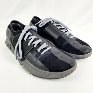 Under Armor UA Speedform AMP 2.0 Black Grey Training Athletic Shoes Mens Size 9  - Picture 1 of 12