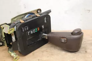 90-94 Ls400 Gear Shift Shifter Brown Leather Automatic Shifter Assembly Console - Picture 1 of 12