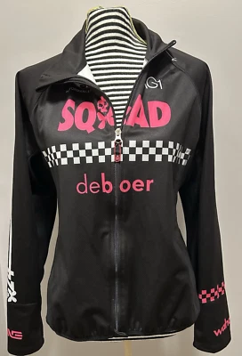 Camiseta deportiva térmica de ciclismo Betty Designs de manga larga con cremallera completa para mujer talla L venta al por menor $160 Foto 1 de 4