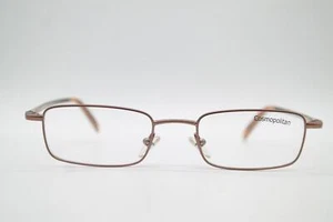 Vintage COSMOPOLITAN by ALPINA Los Angeles Bronze Brown Oval Glasses NOS - Picture 1 of 6