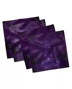 Juego de 4 servilletas de texto AMBESONNE Feliz Navidad, 18"" x 18"". NUEVO - Imagen 1 de 1