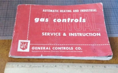 Vintage - General Controls GC Co. Gas Controls Service & Instruction Manual 1954 - Image 1 of 4