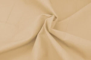 Stoff Meterware: 1 m Baumwollstoff, 100 % Baumwolle, sand / beige, 155 cm breit - Bild 1 von 4