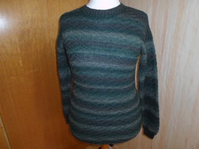 Handarbeit - Unikat - Longpullover aus 75% Wolle 25 % Polyacryl Gr. S - Bild 1 von 2