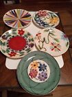 Gail Pittman Vintage Ceramic Set of 5 Salad Plates Various Excellent Ships FREE 