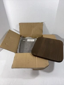 4 Flash Furniture Wood Seats Rustic Walnut for Colorful Metal Barstools (4-Pack) - Picture 1 of 13