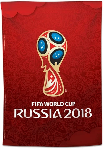 New FIFA  FOOTBAL SOCCER FUTBOL World Cup Russia 2018 Vertical Flag 28" x 40" Cover
