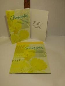  New! 6 card pack Glitter Hallmark Easter Card w/  Envelopes For Granddaughter - Picture 1 of 10