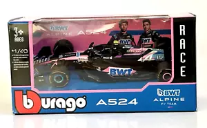 Bburago 1/43 F1 BWT Alpine A524 2024 Pierre Gasly boxed #38175G - Picture 1 of 14