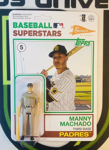 MANNY MACHADO 2021 Topps Big League Super7 Figure 1983 Batting Cardback PADRES Cover