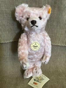 New Original Steiff Rose Genuine Mohair 1907 Classic Teddy Bear Squeaker 000263 - Picture 1 of 10